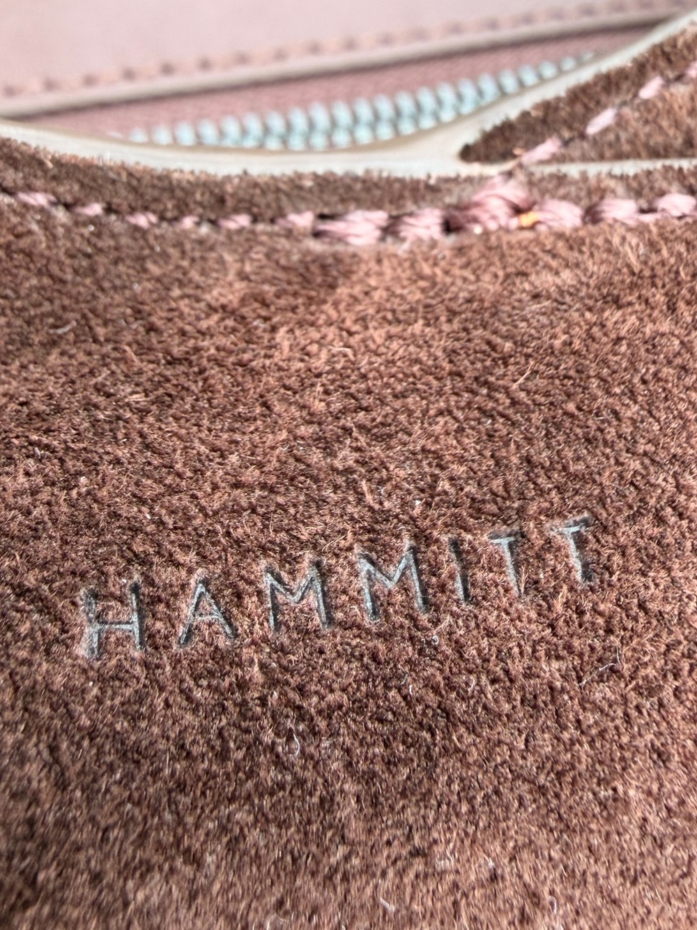 HAMMITT Zippered Tom/Med in Espresso 
Belted Suede/Gun Metal - Picture 5 of 13